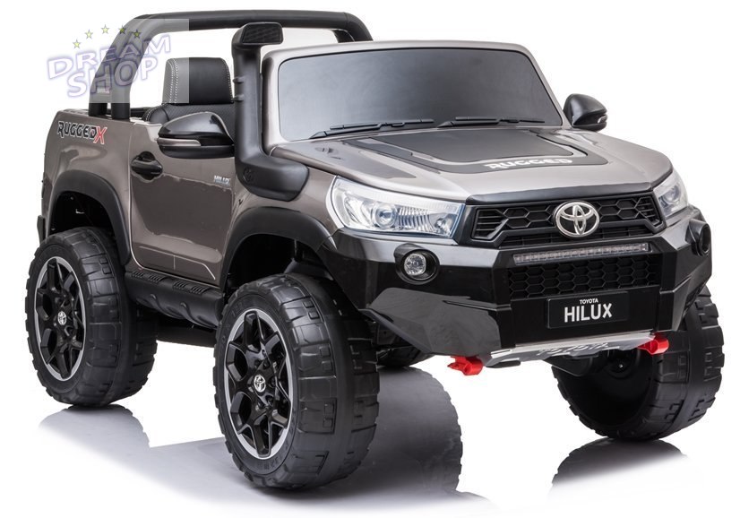 Auto na Akumulator Toyota Hilux Srebrny Lakierowany Auto na Akumulator Toyota Hilux Srebrny Lakierowany