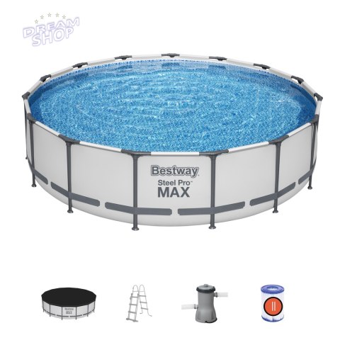 Basen Ogrodowy Stelażowy 457 cm x 107 cm Bestway 56488 Basen Ogrodowy Stelażowy 457 cm x 107 cm Bestway 56488