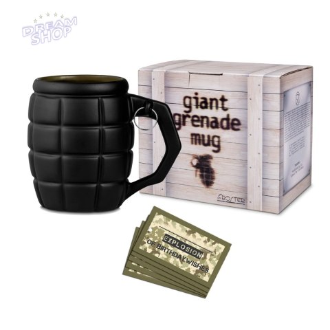 Gigantyczny Kubek Granat Czarny prezent dla Taty Gigantyczny Kubek Granat Czarny prezent dla Taty