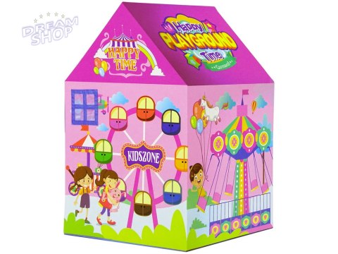 Namiot Domek Wesołe Miasteczko Dla Dzieci Różowy 123 cm x 82 cm Namiot Domek Wesołe Miasteczko Dla Dzieci Różowy 123 cm x 82 cm