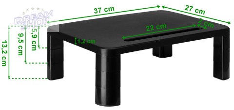 Podstawka pod monitor laptopa czarna Podstawka pod monitor laptopa czarna