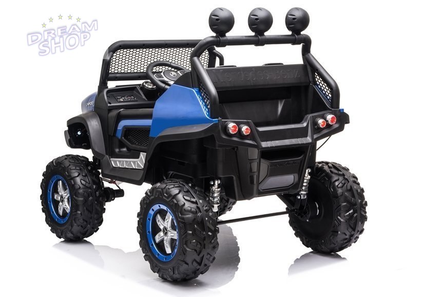 Pojazd na Akumulator Mercedes Unimog S Niebieski Lakier Pojazd na Akumulator Mercedes Unimog S Niebieski Lakier