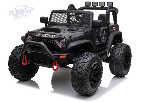 Auto na akumulator Jeep JC666 Czarny Lakierowany Auto na akumulator Jeep JC666 Czarny Lakierowany