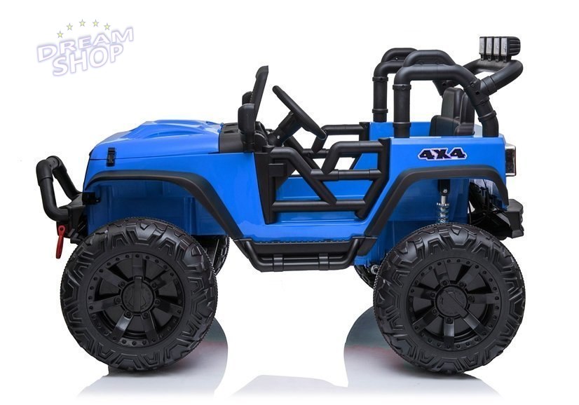 Auto na akumulator Jeep JC666 Niebieski Lakierowany Auto na akumulator Jeep JC666 Niebieski Lakierowany