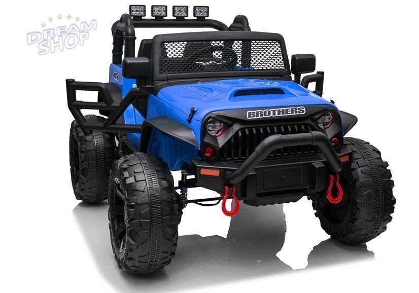 Auto na akumulator Jeep JC666 Niebieski Lakierowany Auto na akumulator Jeep JC666 Niebieski Lakierowany