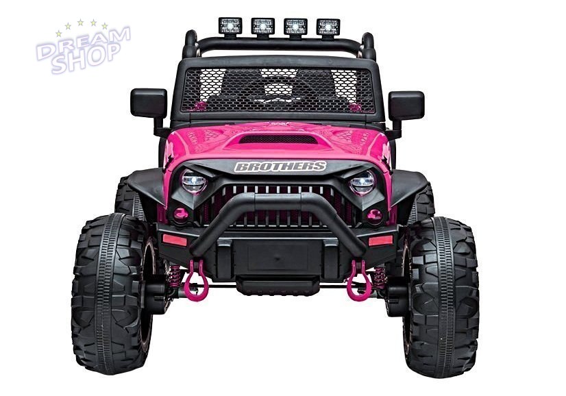 Auto na akumulator Jeep JC666 Różowy Lakierowany Auto na akumulator Jeep JC666 Różowy Lakierowany