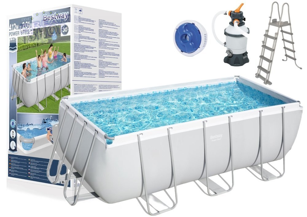 Basen Stelażowy 412 x 201 x 122 cm Bestway 56457 Basen Stelażowy 412 x 201 x 122 cm Bestway 56457