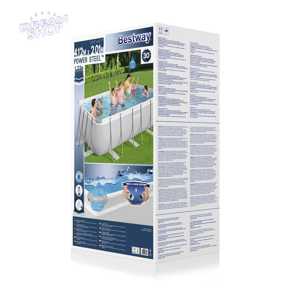 Basen Stelażowy 412 x 201 x 122 cm Bestway 56457 Basen Stelażowy 412 x 201 x 122 cm Bestway 56457