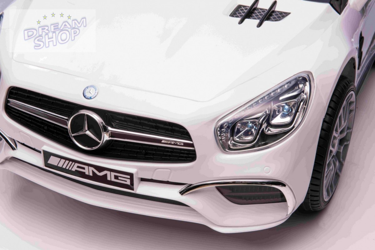 Pojazd Mercedes Benz AMG SL65 S Biały Pojazd Mercedes Benz AMG SL65 S Biały