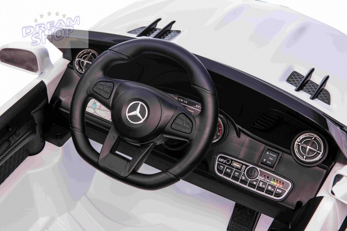 Pojazd Mercedes Benz AMG SL65 S Biały Pojazd Mercedes Benz AMG SL65 S Biały