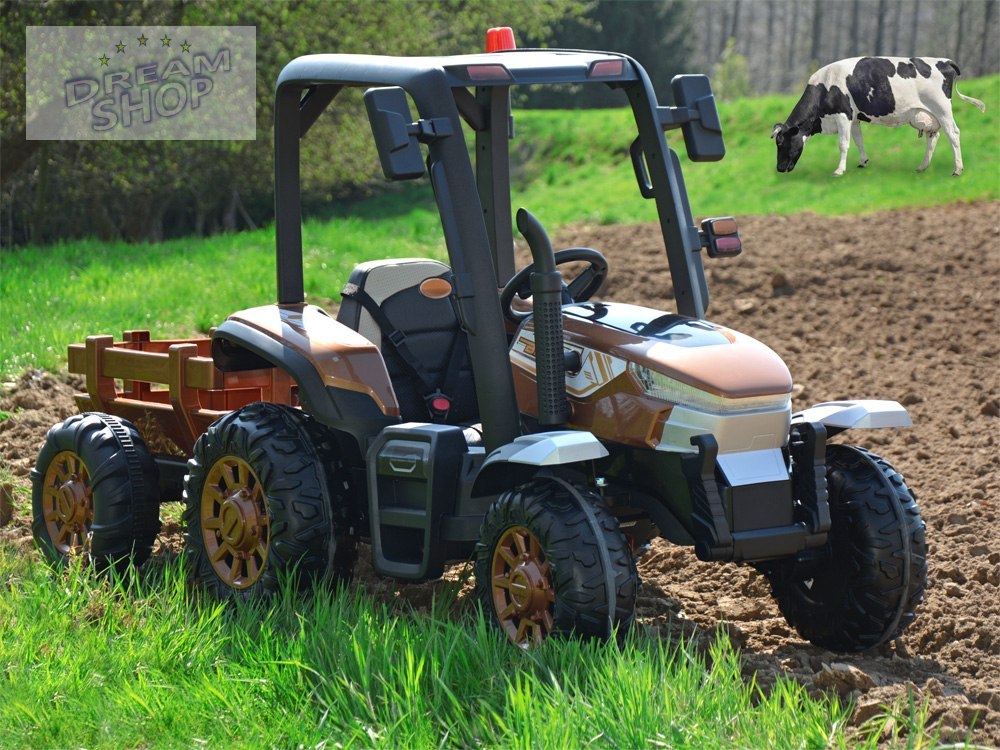 Duży Traktor z przyczepą 4x4+ pilot światło PA0266 Duży Traktor z przyczepą 4x4+ pilot światło PA0266