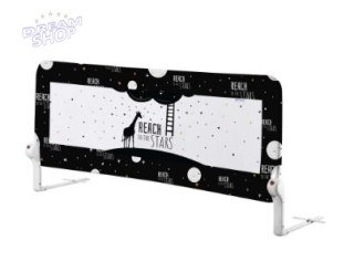 Barierka ochronna bramka osłonka do łóżka 120cm czarna