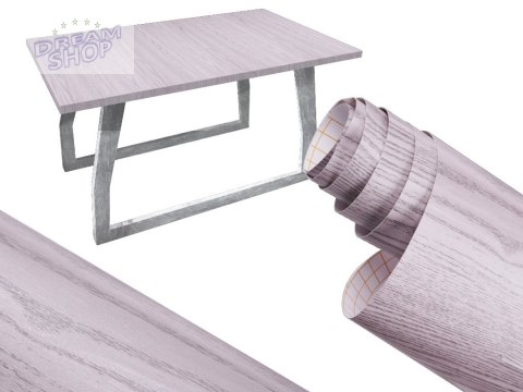 Folia rolka samoprzylepna okleina tapeta dąb srebrno-szary 1,22x50m Folia rolka samoprzylepna okleina tapeta dąb srebrno-szary 1,22x50m