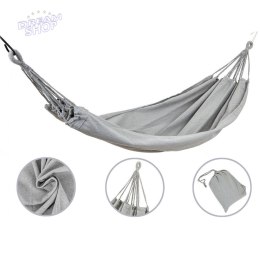 Hamak classic 2 osobowy 200 x 150 cm szary stalowy