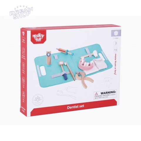 TOOKY TOY Zestaw Małego Dentysty Walizka Lekarza 19 el. TOOKY TOY Zestaw Małego Dentysty Walizka Lekarza 19 el.