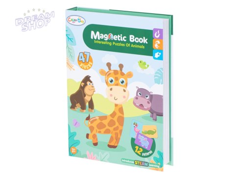 Układanka puzzle magnetyczne zwierzęta safari