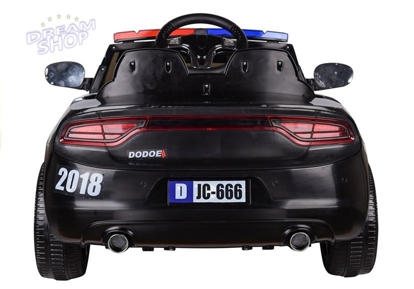 Auto na Akumulator Samochód Policyjny Czarny Auto na Akumulator Samochód Policyjny Czarny