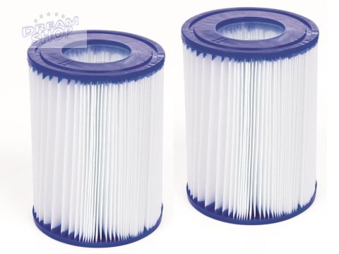 Bestway Filtr typ II wkład do pompy 2 szt 58094 Bestway Filtr typ II wkład do pompy 2 szt 58094