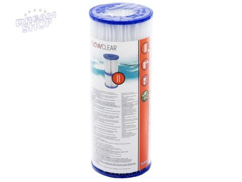 Bestway Filtr typ II wkład do pompy 2 szt 58094 Bestway Filtr typ II wkład do pompy 2 szt 58094