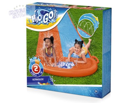 Bestway Podwójny ślizg wodny H2O GO! Długi - 4,88m 52328 Bestway Podwójny ślizg wodny H2O GO! Długi - 4,88m 52328