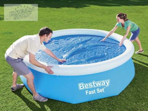 Bestway Pokrywa Folia solarna do basenu305cm 58241 Bestway Pokrywa Folia solarna do basenu305cm 58241