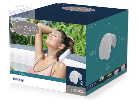 Poduszka zagłówek 2-szt Lay-z-spa Bestway 60307 Poduszka zagłówek 2-szt Lay-z-spa Bestway 60307