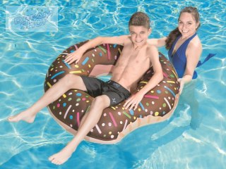 Bestway Duże dmuchane koło do pływania BRĄZOWY PĄCZEK 107cm 36118