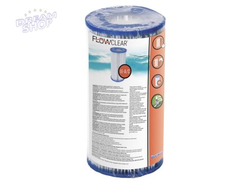 Bestway Filtr typ III wkład do pompy 5678l/h 58012 Bestway Filtr typ III wkład do pompy 5678l/h 58012