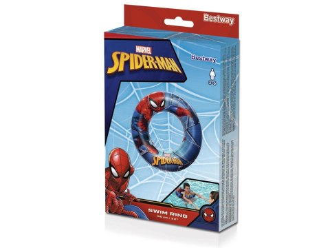Bestway Dmuchane koło do pływania dla dzieci Marvel Spiderman 56cm 98003