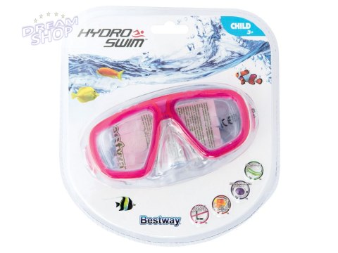 Bestway Maska Okulary do pływania i snurkowania RÓŻOWE 22011