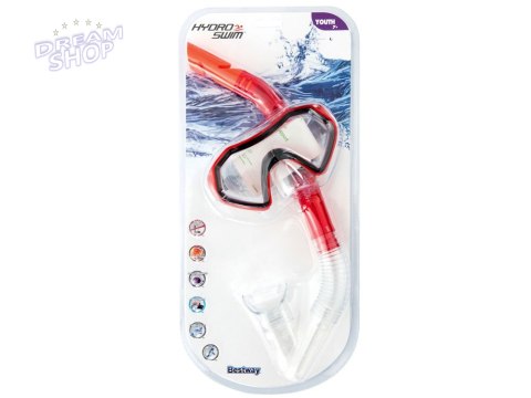 Bestway Maska z rurką do pływania nurkowania 24025 Bestway Maska z rurką do pływania nurkowania 24025