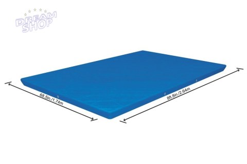 Bestway Pokrywa na basen stelażowy prostokątny 259x170cm 58105 Bestway Pokrywa na basen stelażowy prostokątny 259x170cm 58105