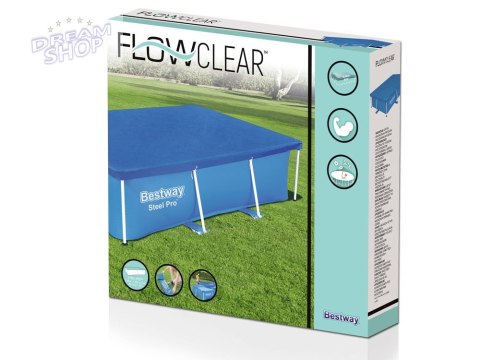 Bestway Pokrywa na basen stelażowy prostokątny 259x170cm 58105 Bestway Pokrywa na basen stelażowy prostokątny 259x170cm 58105