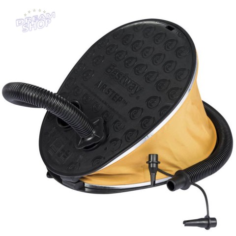 Bestway Pompka nożna do materaca + 2 różne adaptery 29x22cm 62005 Bestway Pompka nożna do materaca + 2 różne adaptery 29x22cm 62005