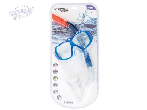 Bestway Zestaw Maska z rurką do nurkowania snurkowania CZERWONY 7+ 24032 Bestway Zestaw Maska z rurką do nurkowania snurkowania CZERWONY 7+ 24032