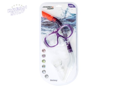 Bestway Zestaw Maska z rurką do nurkowania snurkowania NIEBIESKI 7+ 24032 Bestway Zestaw Maska z rurką do nurkowania snurkowania NIEBIESKI 7+ 24032