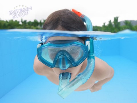 Bestway Zestaw do snorkelingu Maska z rurką i płetwami NIEBIESKI 7+ 25046 Bestway Zestaw do snorkelingu Maska z rurką i płetwami NIEBIESKI 7+ 25046