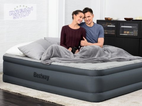 Bestway Dmuchany Materac dwuosobowy samopompujący 203x152x46cm 69075 Bestway Dmuchany Materac dwuosobowy samopompujący 203x152x46cm 69075