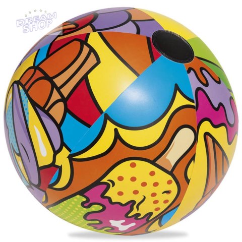 Bestway Dmuchana kolorowa piłka plażowa 91cm 31044 Bestway Dmuchana kolorowa piłka plażowa 91cm 31044