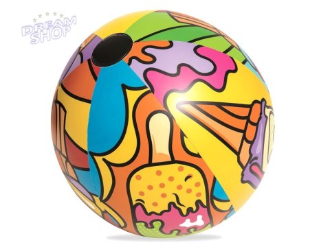 Bestway Dmuchana kolorowa piłka plażowa 91cm 31044 Bestway Dmuchana kolorowa piłka plażowa 91cm 31044