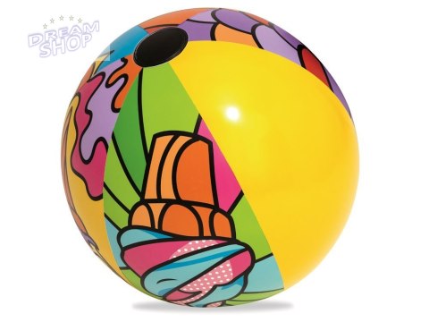 Bestway Dmuchana kolorowa piłka plażowa 91cm 31044 Bestway Dmuchana kolorowa piłka plażowa 91cm 31044