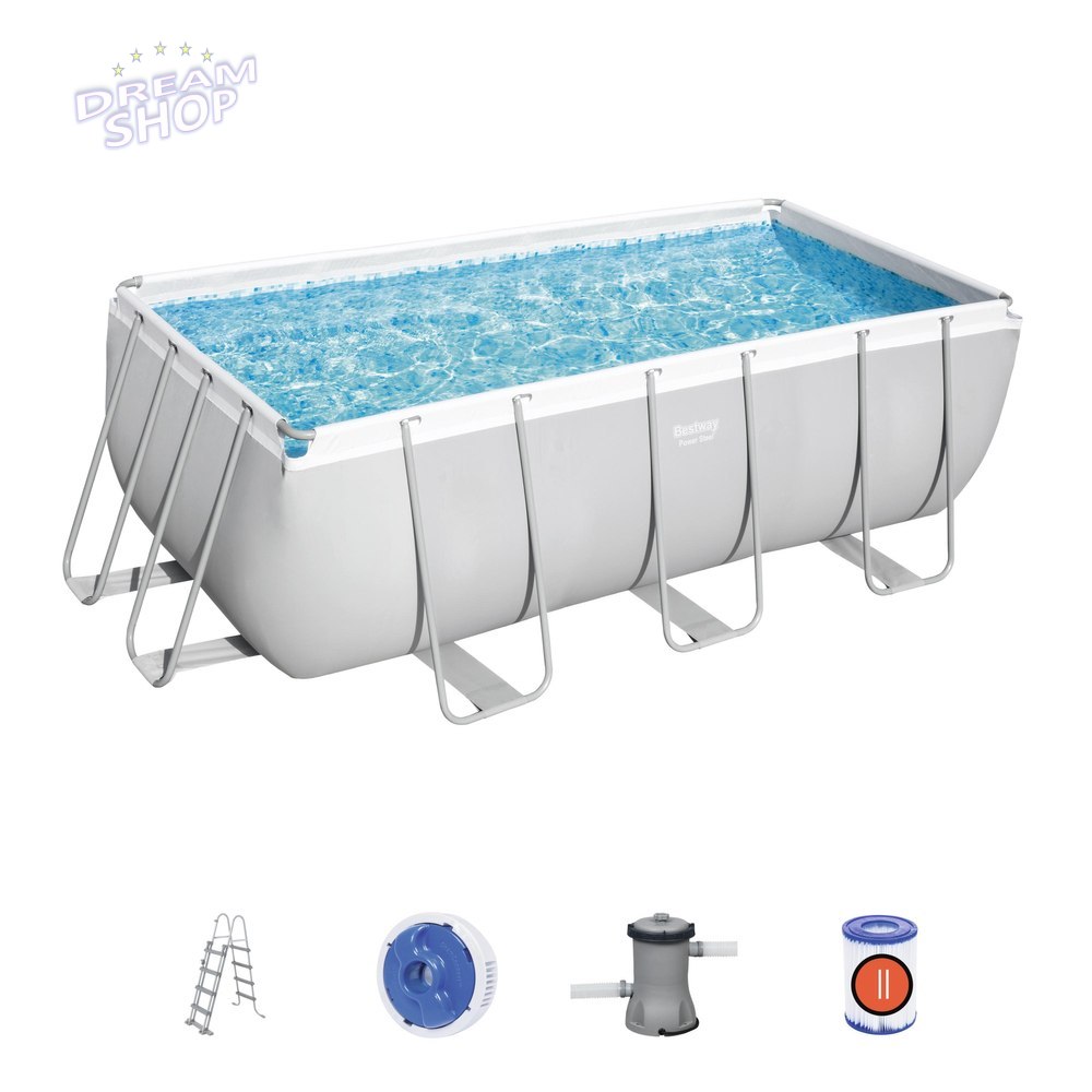 Basen Stelażowy 412 x 201 x 122 cm Bestway 56456 Basen Stelażowy 412 x 201 x 122 cm Bestway 56456