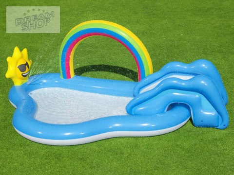 Bestway Brodzik dla dzieci Plac zabaw TĘCZA I SŁONECZKO + zjeżdżalnia 53092 Bestway Brodzik dla dzieci Plac zabaw TĘCZA I SŁONECZKO + zjeżdżalnia 53092