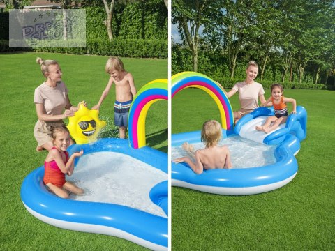 Bestway Brodzik dla dzieci Plac zabaw TĘCZA I SŁONECZKO + zjeżdżalnia 53092 Bestway Brodzik dla dzieci Plac zabaw TĘCZA I SŁONECZKO + zjeżdżalnia 53092