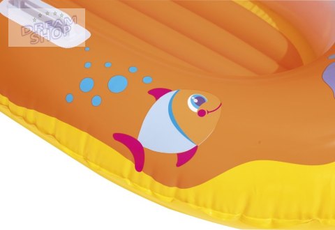 Dmuchany Ponton Dla Dzieci 119 cm x 79 cm Pomarańczowy Bestway 34009 Dmuchany Ponton Dla Dzieci 119 cm x 79 cm Pomarańczowy Bestway 34009