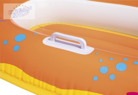 Dmuchany Ponton Dla Dzieci 119 cm x 79 cm Pomarańczowy Bestway 34009 Dmuchany Ponton Dla Dzieci 119 cm x 79 cm Pomarańczowy Bestway 34009
