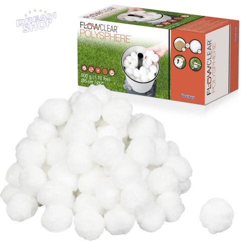 Bestway Flowclear Kulki filtracyjne do pompy piaskowej 500g 58475