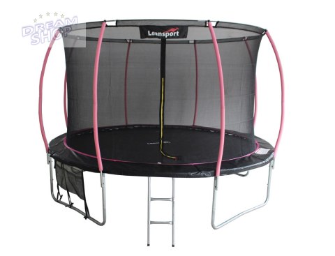 Trampolina LEAN Sport Max 10ft Czarno-Różowa