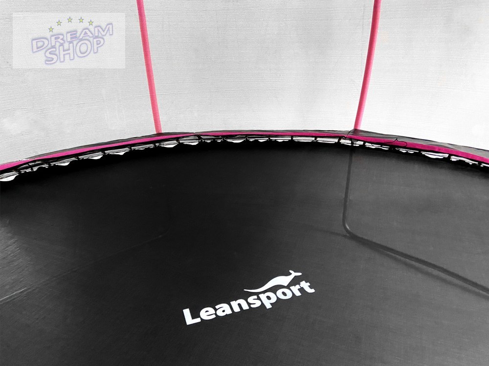 Trampolina LEAN Sport Max 14ft Czarno-Różowa Trampolina LEAN Sport Max 14ft Czarno-Różowa