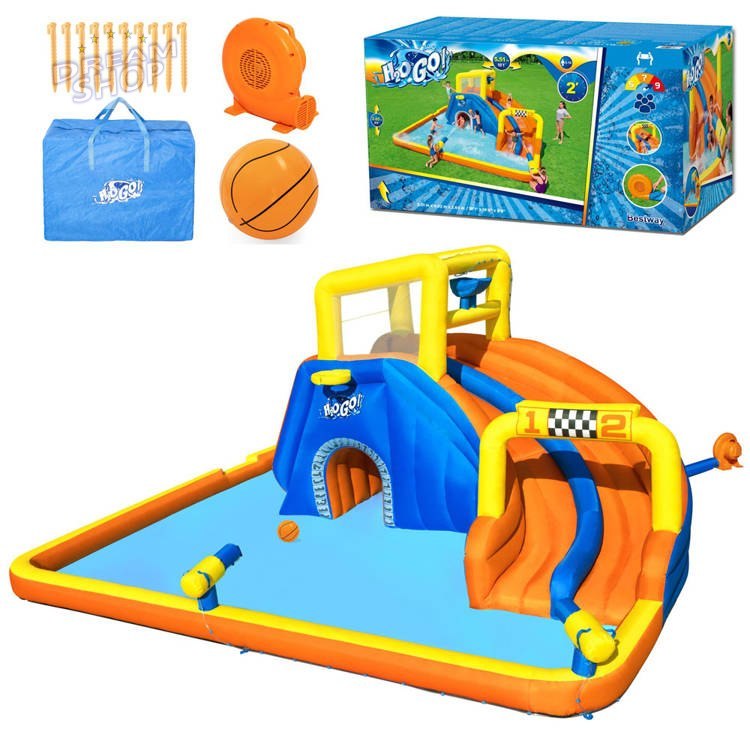 Bestway duży WODNY PLAC ZABAW 551x502x265cm 53377 Bestway duży WODNY PLAC ZABAW 551x502x265cm 53377